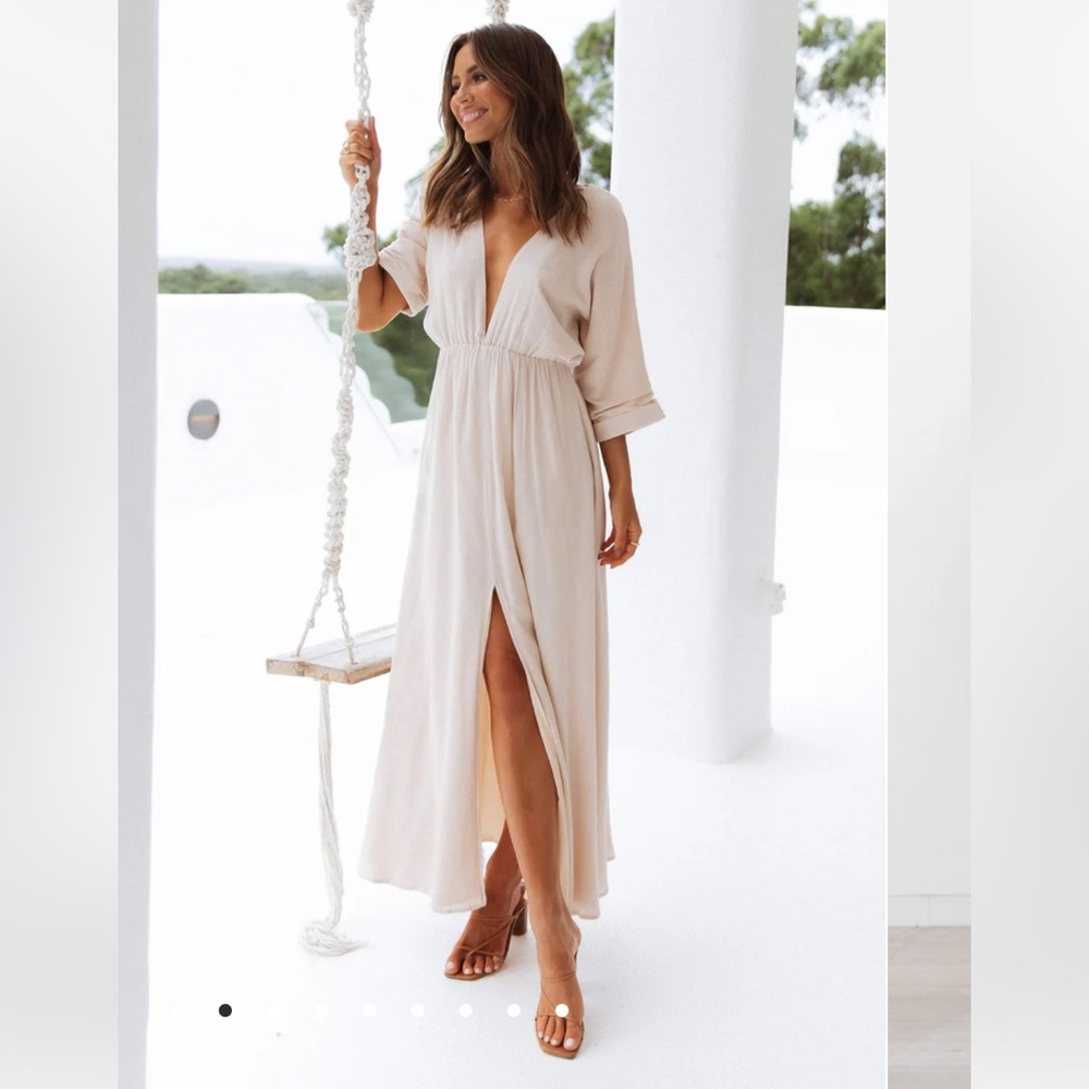 Girl and the Sun Bayview Dress - Beige